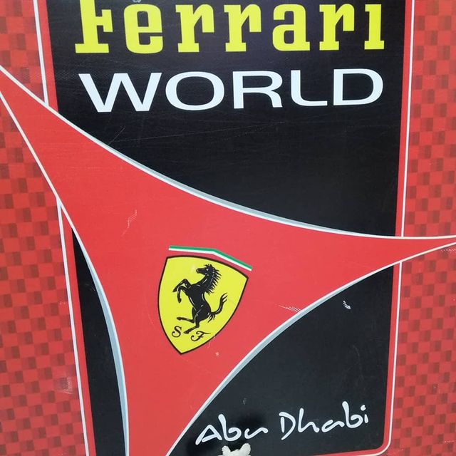 Spot the Giraffe at Ferrari World Abu Dhabi
